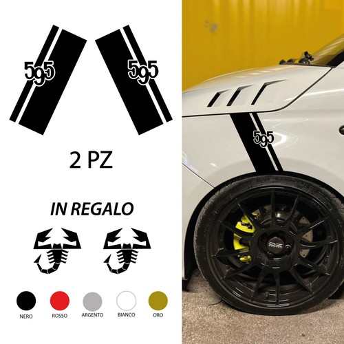 Adesivo fiat 500 logo abarth - adesivo,