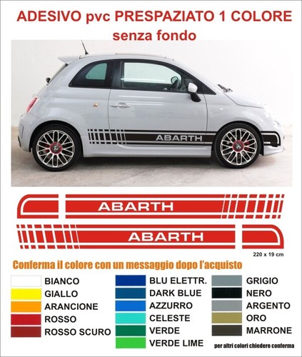 Kit adesivi strisce fiat - strisce, 500