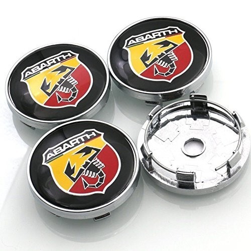 Tappi coprimozzo abarth 60 - coprimozzo,