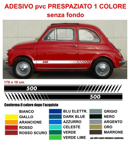 Strisce adesive fiat 500 - adesive, 126