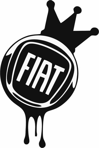 Adesivi logo fiat tuning - adesivi,
