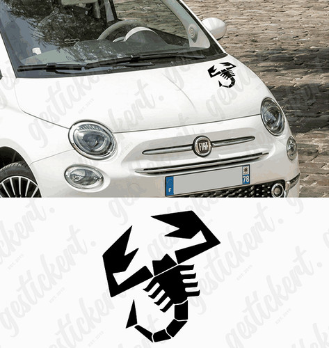 Adesivo abarth scorpione - abarth,