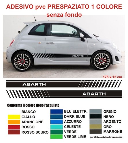 Strisce adesive fiat 500 - fiat,