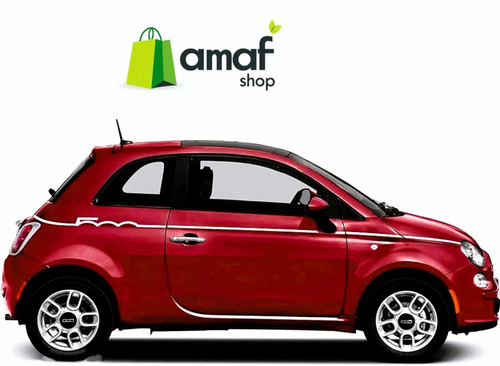 Kit adesivi fiat 500 strisce - kit,
