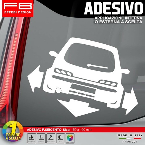 Adesivi stickers fiat - adesivi,